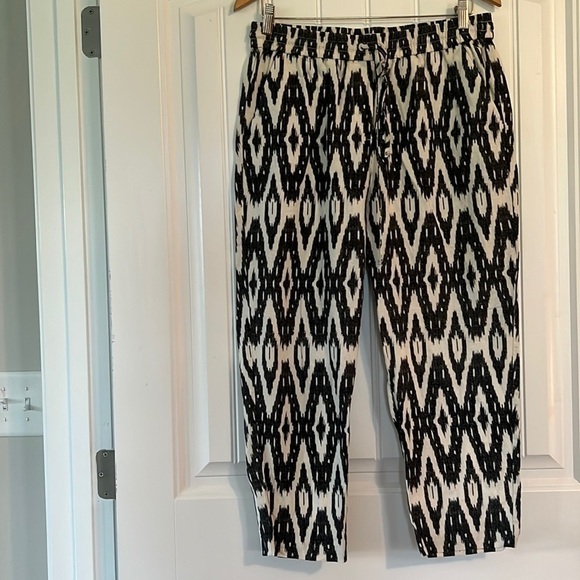 J Crew LINEN Pull on Pants Size 6 - Picture 1 of 7